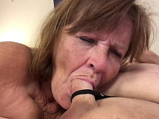 Granny Carmen Angel: Sexy Cocksucking, Deepthroating Gilf