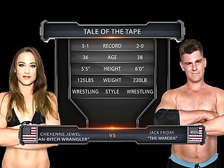 Chad Diamond Vs Alice Frost Home Edition Mixed Wrestling