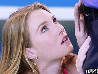 Blonde Teen Ashley Lane Gets Her Ass Fucked by Mick Blue in Tushy Threesome