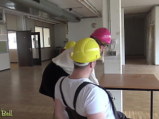 Construction Sites Threesome with the Kinky Boss!