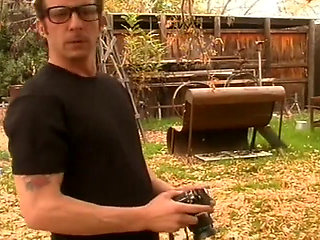 Horny Blonde Fingers Gaping Hairy Pussy to Pulsing Orgasm