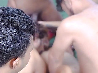 Desi Indian Horny School Girl Vs All Tharki Uncles and Multiple Facial Cumshots on Her Face ( Full Movie in Hindi Audio )
