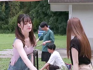 Tokyo hot Japanese group sex creampie