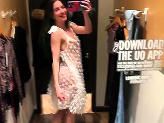 Amateur big ass brunette teen with