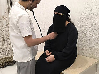 Hijabi Indian Girl Fucked Hard by Doctor in Clinic Check-up - Big Cock Creampie