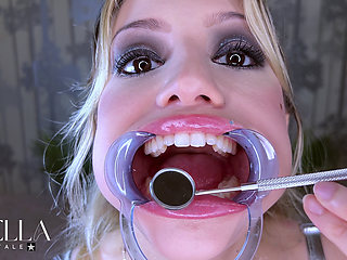 Teeth Fetish Extreme Close-up Dental Examination