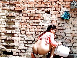 Bhabhi taking bath dogistyle with brother-in-law