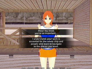 Fantasy Date - Fantasy Date - Undressing the Beautiful Nami from One Piece