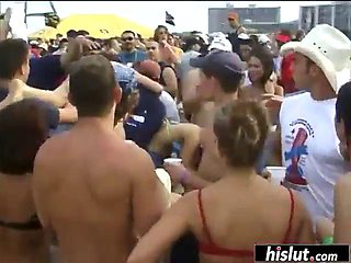 Horny girls taking off their tops on the beach: Big Tits, Amateur  Babe Porn