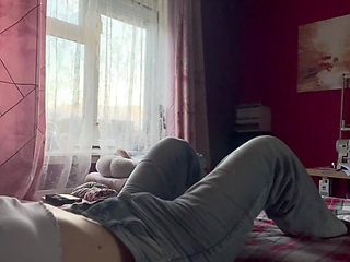 Naughty Girl Gets Bored and Starts Masturbating