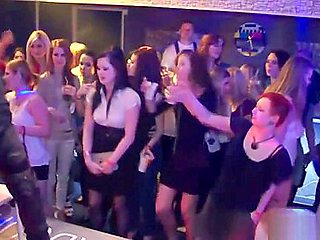 European party teens 18+ sucking dicks in the club