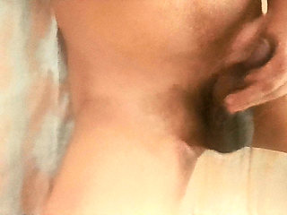 Hard dick masturbation
