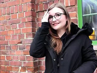 GERMAN SCOUT - Tiny Emily Porn Casting