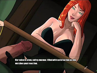 Mary Jane rubs her foot on Doom's Monster cock in footjob - doomination gameplay