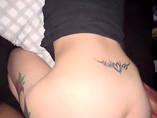 White Teen with Nice Ass Gets Fucked Doggy Style by BBC Super Hot Must Watch