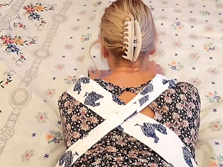 Blonde Mature Wife Selena701 Fucks Doggy Style in Clothed Sex 4K