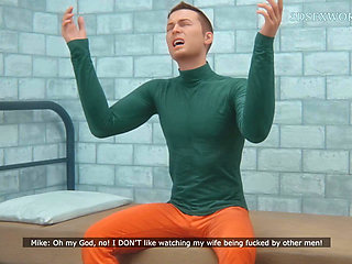 Cheating Wife Paid with her Body to get her Husband Out of Prison (Realistic Sexgame)