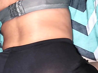 A busty Asian auntie is having a great time getting fuck hard, with the guy pulling out to cum because of the fear of pregnancy