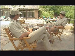 Busty Cecile, DP in the Kruger Park: Blowjob, Anal  Brunette Porn