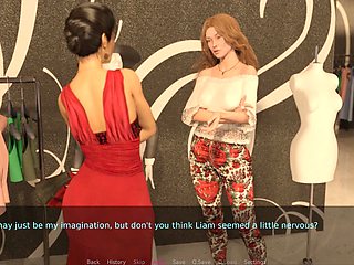 Young anime mom plays the role of a sultry mummy