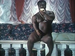 Big black cock in hairy pussy in ass...cum in mouth