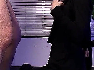 Skinny Asian secretary teen fucked by colleague at work on break