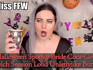 Halloween Spooky Bride Coca-cola Belch Session Loud Unladylike Burps