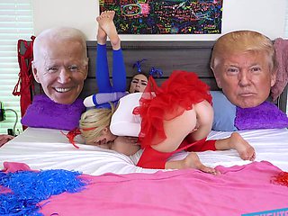 Brick & Mackenzie's saucy threesome: Blowjobs galore