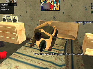 Cj has some hot coffee with Denise after a date