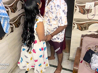 Desi Stepmom Caught Stepson Watching Her Change - She Took Over Hindi Video