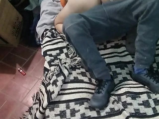Girl with Montano Dress with the Mattress on the Floor