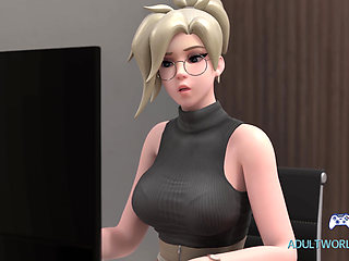 Mercy XXX Secretary (4K Gameplay)