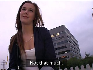 POV outdoor fuck with a public whore who CRAVES sex