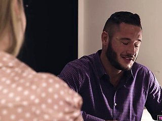 Danny Mountain Pounds Skinny Teen Hannah Hays Juicy Southern Peach from Bed to Steamy Shower and Naughty
