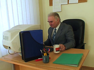 Next door teen gets fucked by an older couple