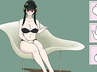 Cachipun With Waifu - Playing Rock, Paper, Scissors With Beautiful Yor Forger Until He Fucks Her