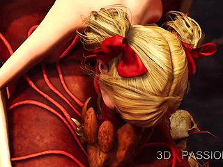 Admirable best girl at sweaty movie