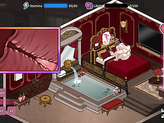 Hentai Game - Busty Police Woman Sex - Immoral Bathhouse