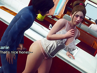 Samael and Marie Sx in Marie House Front of Her Husband Best Friends First Time Sex - Uncensored Hentai