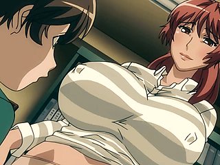 Hairy pussy, anime hentai, big boobs
