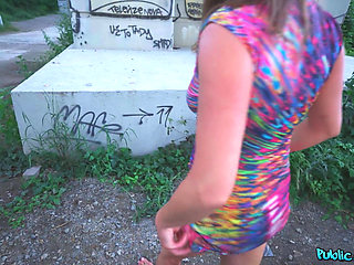 Public Agent - Elisa Tiger Loves Doggystyle Fuck Below Highway