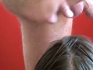She Sucking Dick, Licking Ass and Gag on Cum