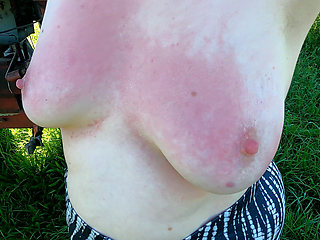 Naked Tits Banging Between the