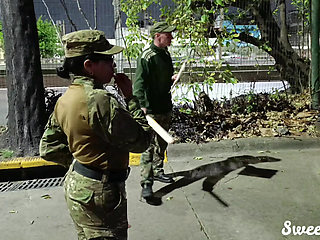 A Big-assed Traffic Officer Searches My Trunk, and I Break His Pussy and Cum on His Face Twice. Pelaconbarba Ft. Sweetflorr