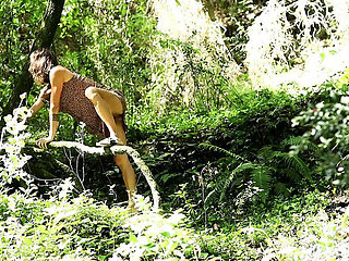 Magia Rosa Tiny Latina Fucks in Forest - Blowjob Handjob Outdoor Sex