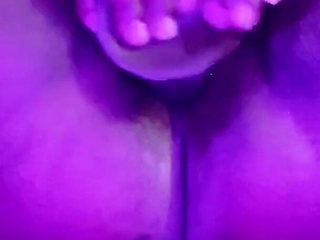 Pounding My Pussy with Big Dildo Stimulating My Big Clit