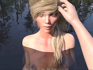 Intense romantic kissing in episode two with a light-haired virgin