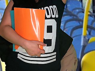 Student Humped and Fucked Inside the Bus in Public!