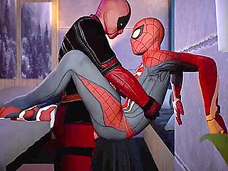 Spider Man And Car Toon - Ta Xxx With Deadpool