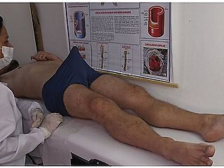 Nurse Observes Patients Erection